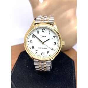 Timex Women's Watch TWH6Z3710 Quartz Indiglo White Dial Two Tone Steel 33mm